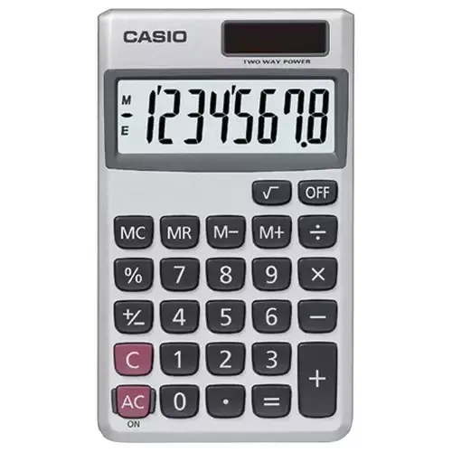 Casio SL-300SV calculator Pocket Display Silver - Image 1