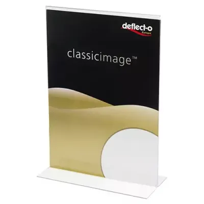 Deflecto 47901 sign holder/information stand A5 Polystyrene (PS) Transparent - Thumbnail 2