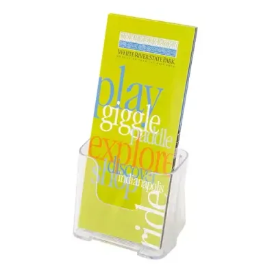 Deflecto 77501 literature rack Transparent - Thumbnail 2