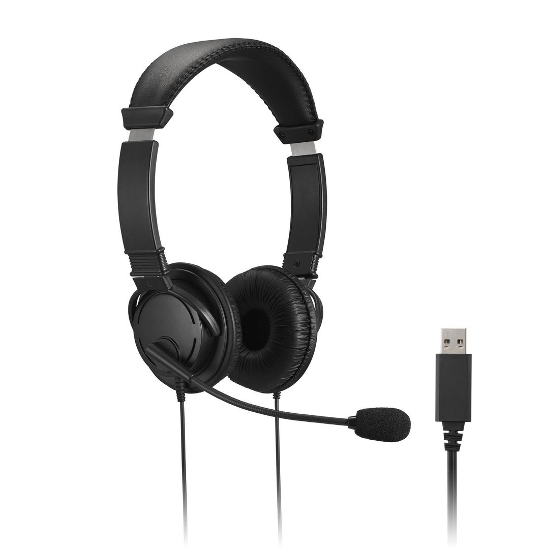 Kensington Classic USB-A Headset with Mic and Volume Control - Image 1