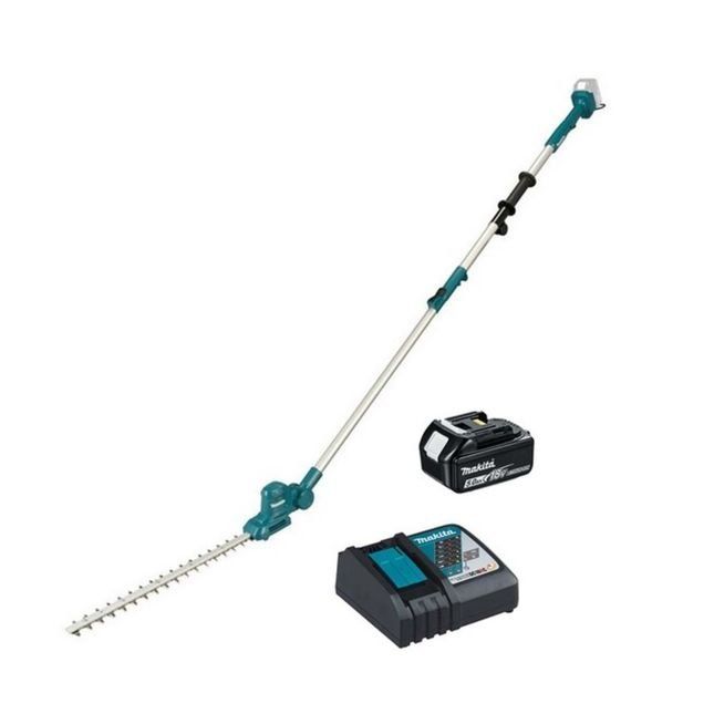 Makita DUN461WRT 18V 46cm Pole Hedge Trimmer LXT with 1 x 5Ah Battery - Image 1