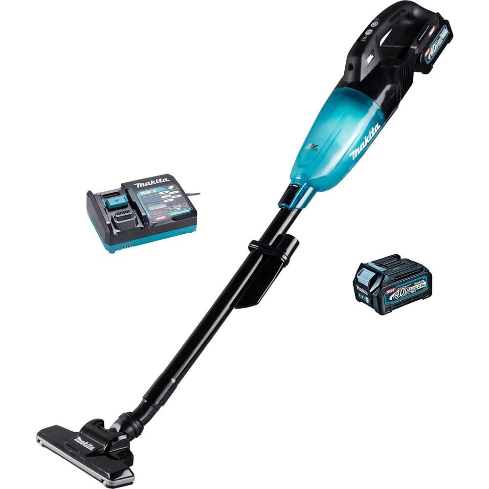 Makita CL001G 40v Max XGT Cordless Brushless Vacuum Cleaner 2 x 2.5ah Li-ion Battery Charger No Case - Image 1