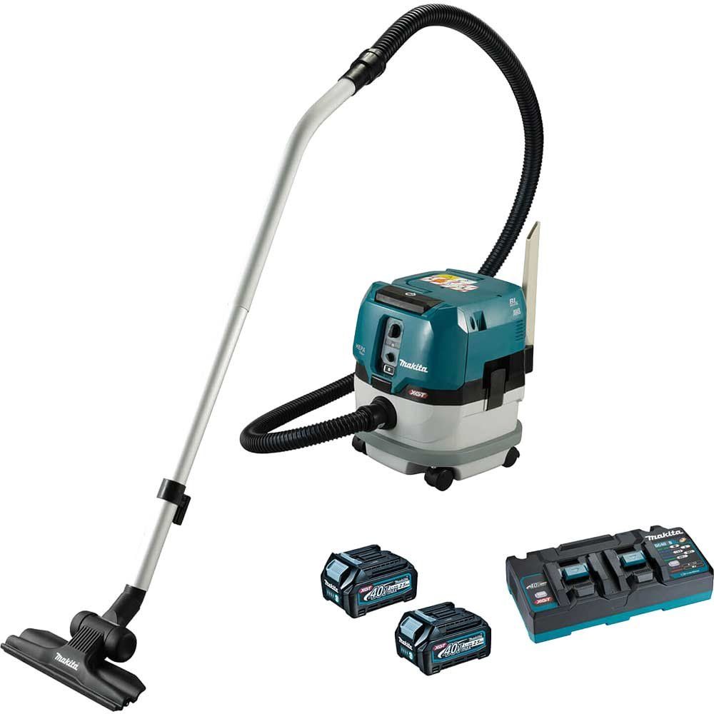 Makita VC002GL 40v Max XGT L Class Cordless Brushless Vacuum Cleaner 2 x 2.5ah Li-ion Battery Charger No Case - Image 1