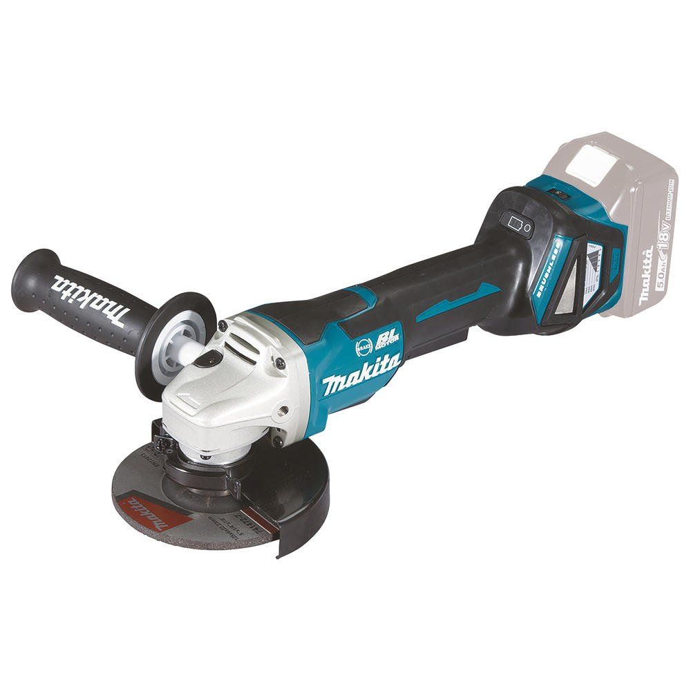 Makita DGA467Z Dga467Z Brushless Lxt Paddle Switch Angle Grinder 115Mm 18V Bare Unit - Image 1