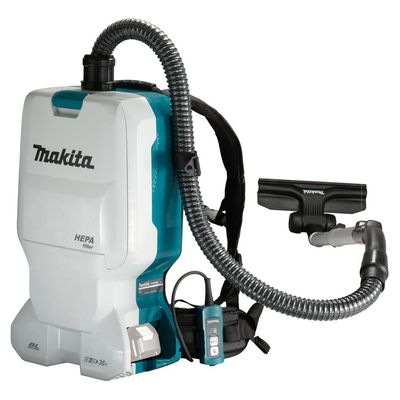 Makita DVC660Z 18V x 2 (36V) LXT Brushless Cordless HEPA Backpack Vacuum Cleaner Bare Unit - Thumbnail 2