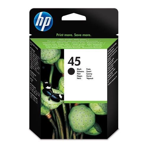 HP 45 Large Black Original Ink Cartridge - Image 1