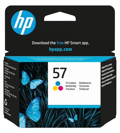 HP 57 Tri-color Original Ink Cartridge