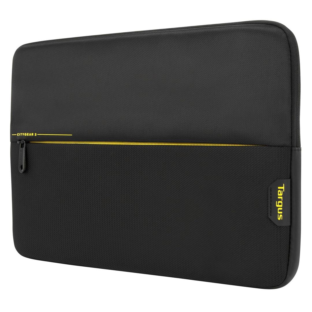 Targus CityGear 3 39.6 cm (15.6") Sleeve case Black, Yellow - Image 1