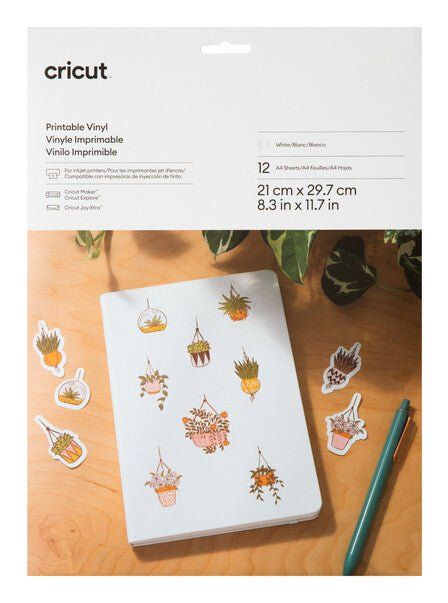 Cricut Printable Heat transfer vinyl sheet Smooth heat transfer vinyl 12 sheets - Image 1