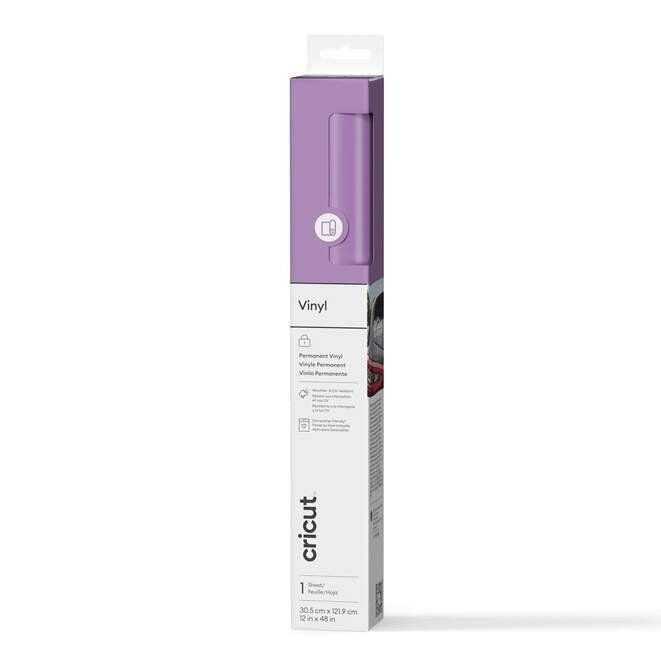 Cricut 2011580 self-adhesive vinyl Permanent Purple Glossy - Image 1