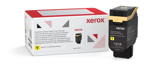 Xerox Genuine C410 Color Printer/VersaLink C415 Color Multifunction Printer Yellow Standard capacity Toner Cartridge (2000 Pages) - 006R04680