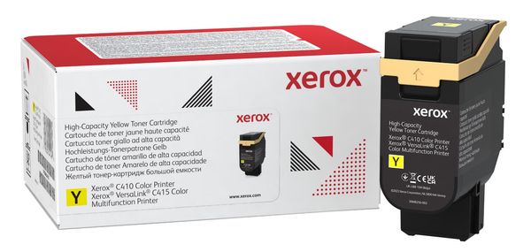 Xerox Genuine C410 Color Printer/VersaLink C415 Color Multifunction Printer Yellow High capacity Toner Cartridge (7000 Pages) - 006R04688