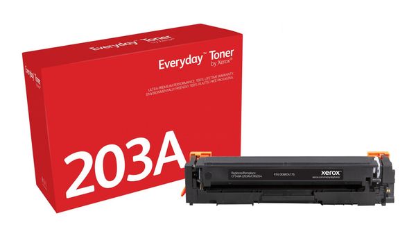 Everyday Black Toner by Xerox compatible with HP 203A (CF540A) Standard capacity