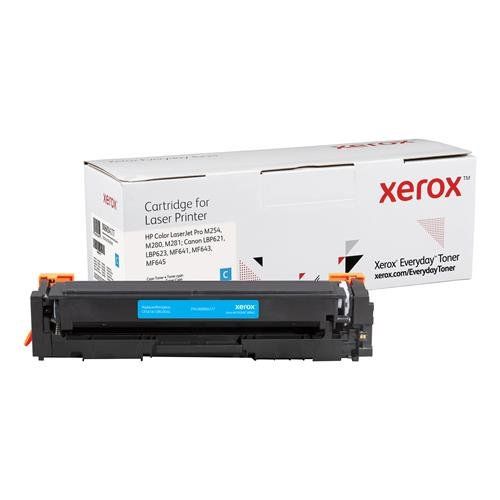 Everyday™ Cyan Toner by Xerox compatible with HP 203A (CF541A), Standard capacity - Image 1