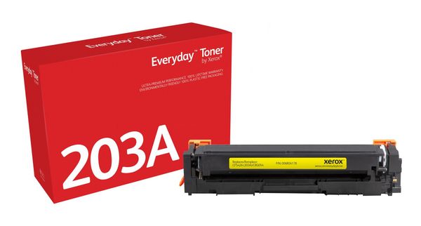 Everyday Yellow Toner by Xerox compatible with HP 203A (CF542A) Standard capacity