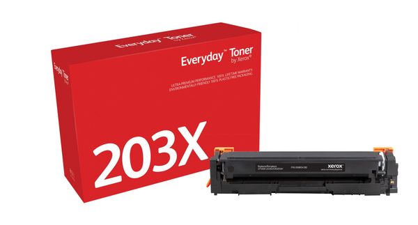 Everyday Black Toner by Xerox compatible with HP 203X (CF540X) High capacity