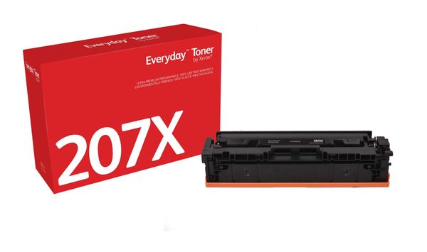 Everyday™ Black Toner by Xerox compatible with HP 207X (W2210X), High capacity