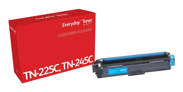 Everyday™ Cyan Toner by Xerox compatible with Brother TN225C/ TN245C, High capacity