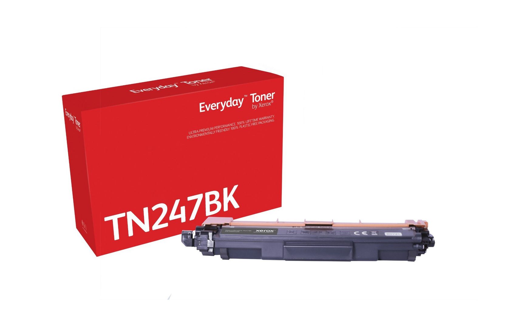 Everyday™ Black Toner by Xerox compatible with Brother TN247BK, High capacity - Image 1
