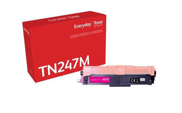 Everyday™ Magenta Toner by Xerox compatible with Brother TN247M, High capacity
