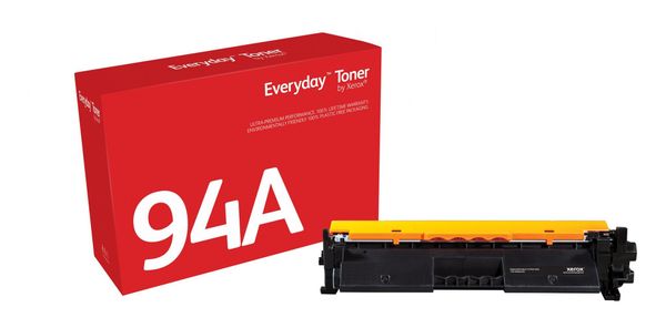 Everyday Black Toner by compatible with HP 94A (CF294A) Standard capacity. Black toner page yield: 1200 pages Printing colours: Black Quantity per pack: 1 pc(s)