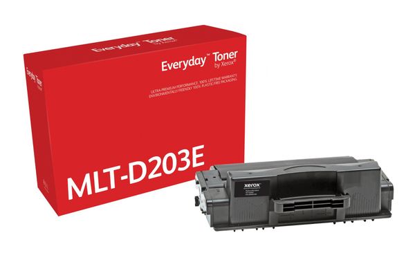 Everyday™ Black Toner by Xerox compatible with Samsung MLT-D203E, High capacity