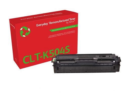 Everyday Black Remanufactured Toner by Xerox compatible with Samsung CLT-K504S Standard capacity