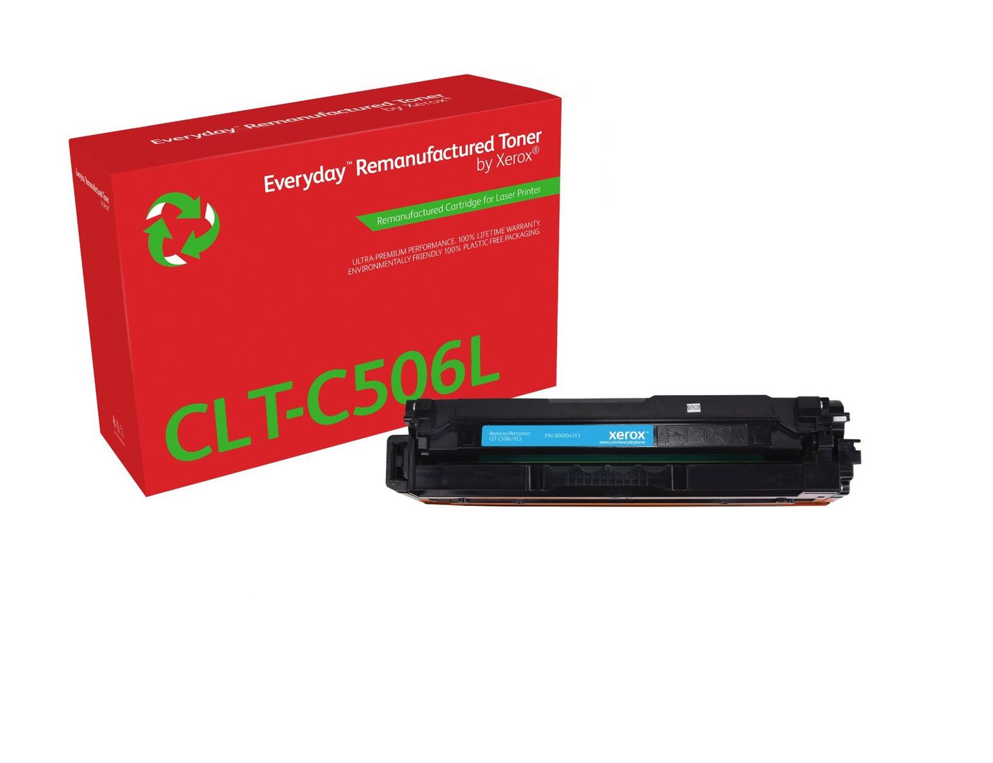 Everyday™ Cyan Remanufactured Toner by Xerox compatible with Samsung CLT-C506L, High capacity - Image 1
