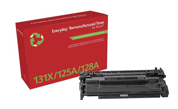 Everyday Black Remanufactured Toner by Xerox compatible with HP 131X (CF210X) High capacity
