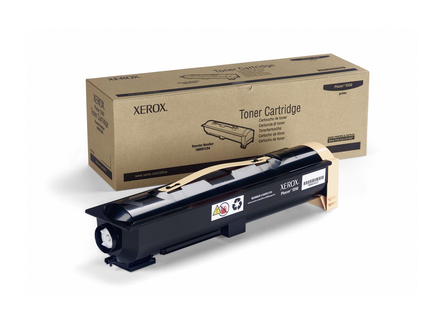 Xerox Genuine Phaser® 5550 Toner Cartridge - 106R01294 - Image 1