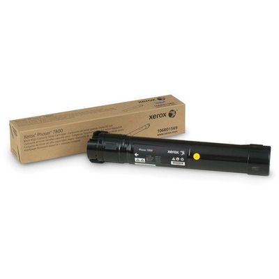 Xerox Genuine Phaser 7800 Black Toner Cartridge. Black toner page yield: 24000 pages Printing colours: Black Quantity per pack: 1 pc(s)