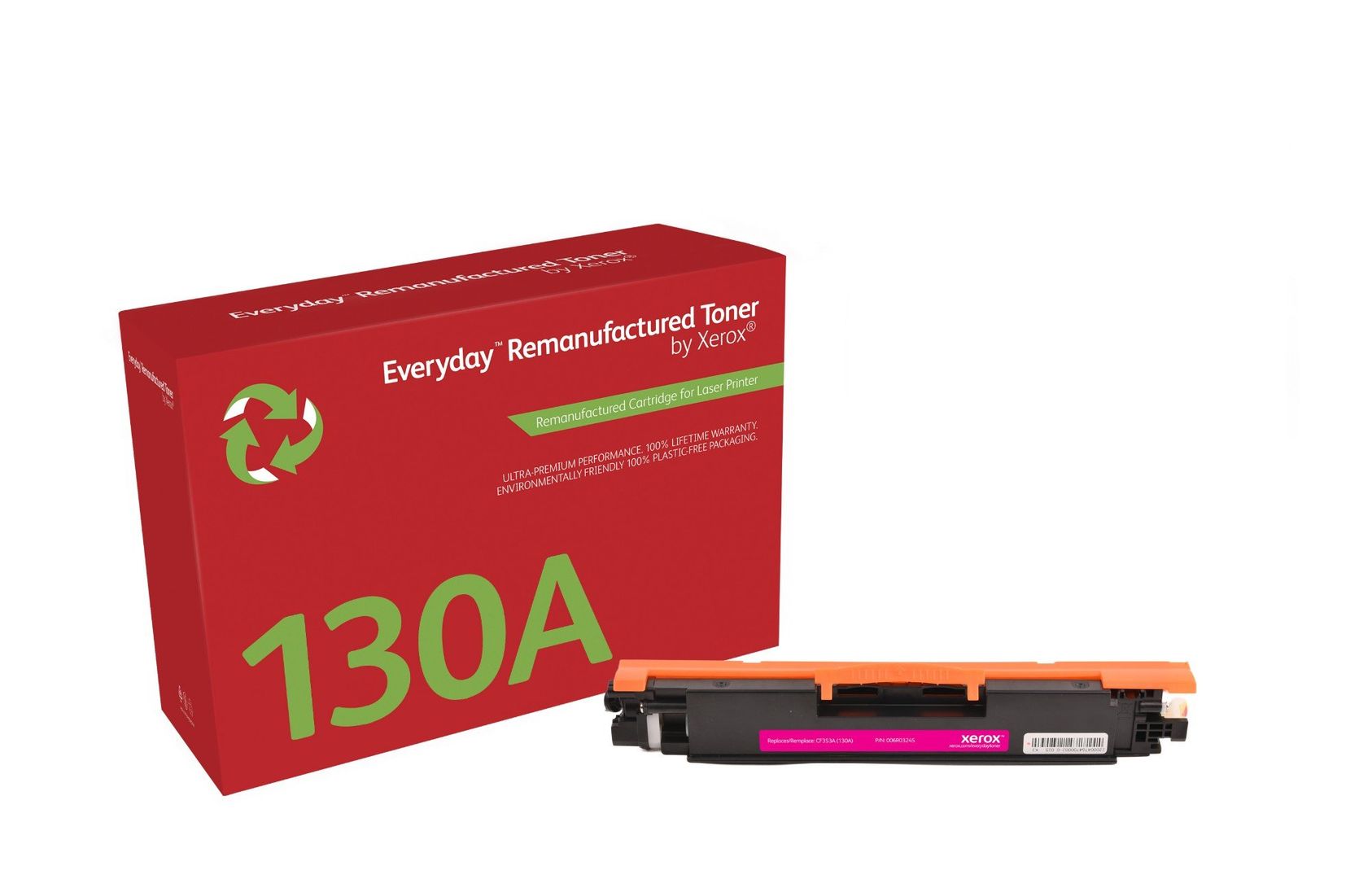 Everyday™ Magenta Remanufactured Toner by Xerox compatible with HP 130A (CF353A), Standard capacity - Image 1