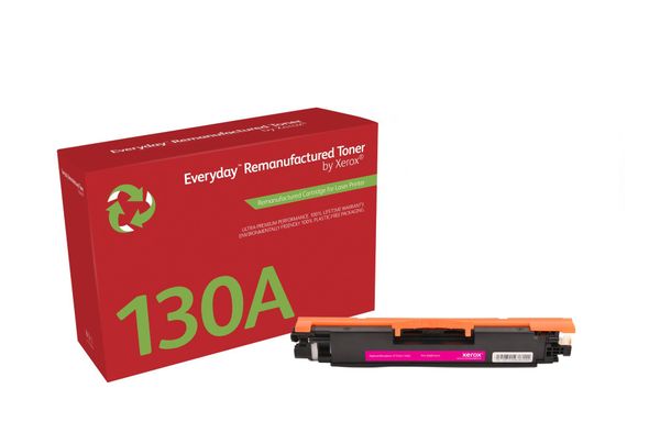 Everyday™ Magenta Remanufactured Toner by Xerox compatible with HP 130A (CF353A), Standard capacity