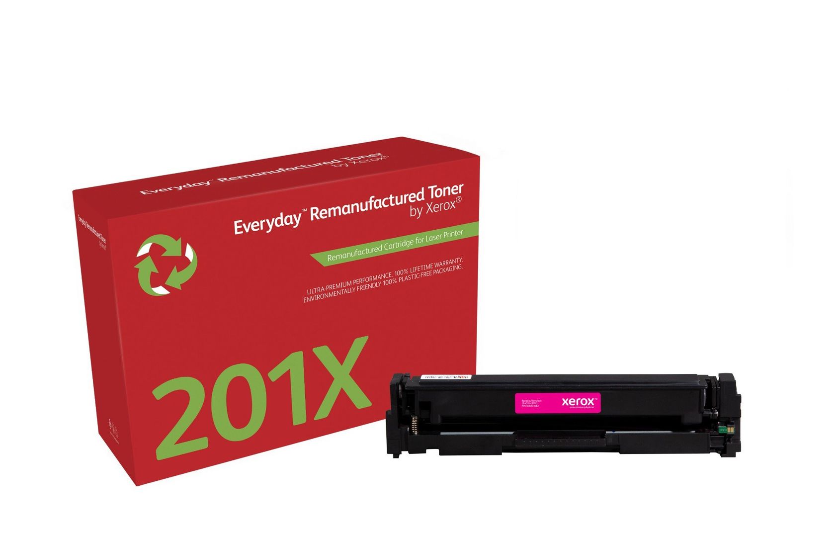 Everyday™ Magenta Remanufactured Toner by Xerox compatible with HP 201X (CF403X), High capacity - Image 1