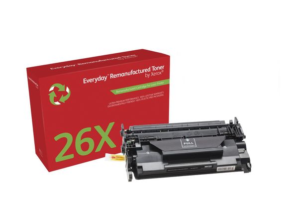Everyday™ Mono Remanufactured Toner by Xerox compatible with HP 26X (CF226X), High capacity