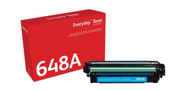 Everyday Cyan Toner by Xerox compatible with HP 648A (CE261A) Standard capacity