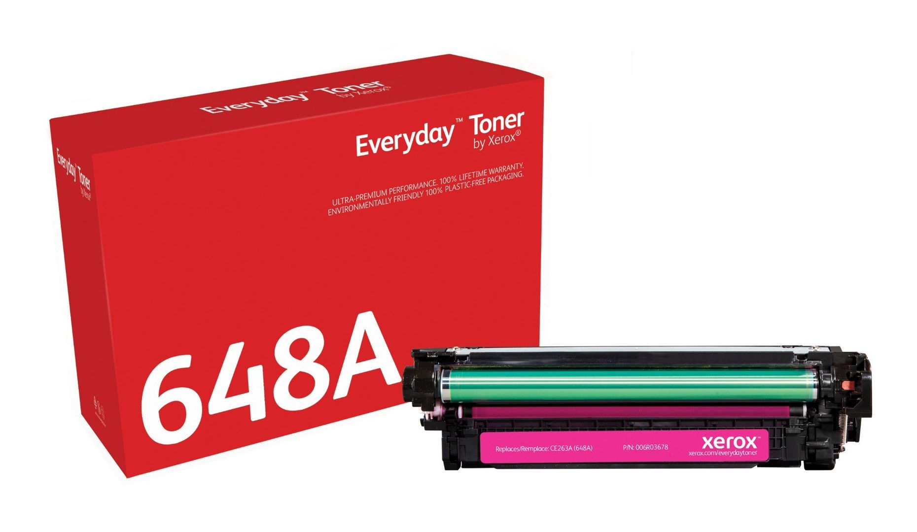 Everyday™ Magenta Toner by Xerox compatible with HP 648A (CE263A), Standard capacity - Image 1