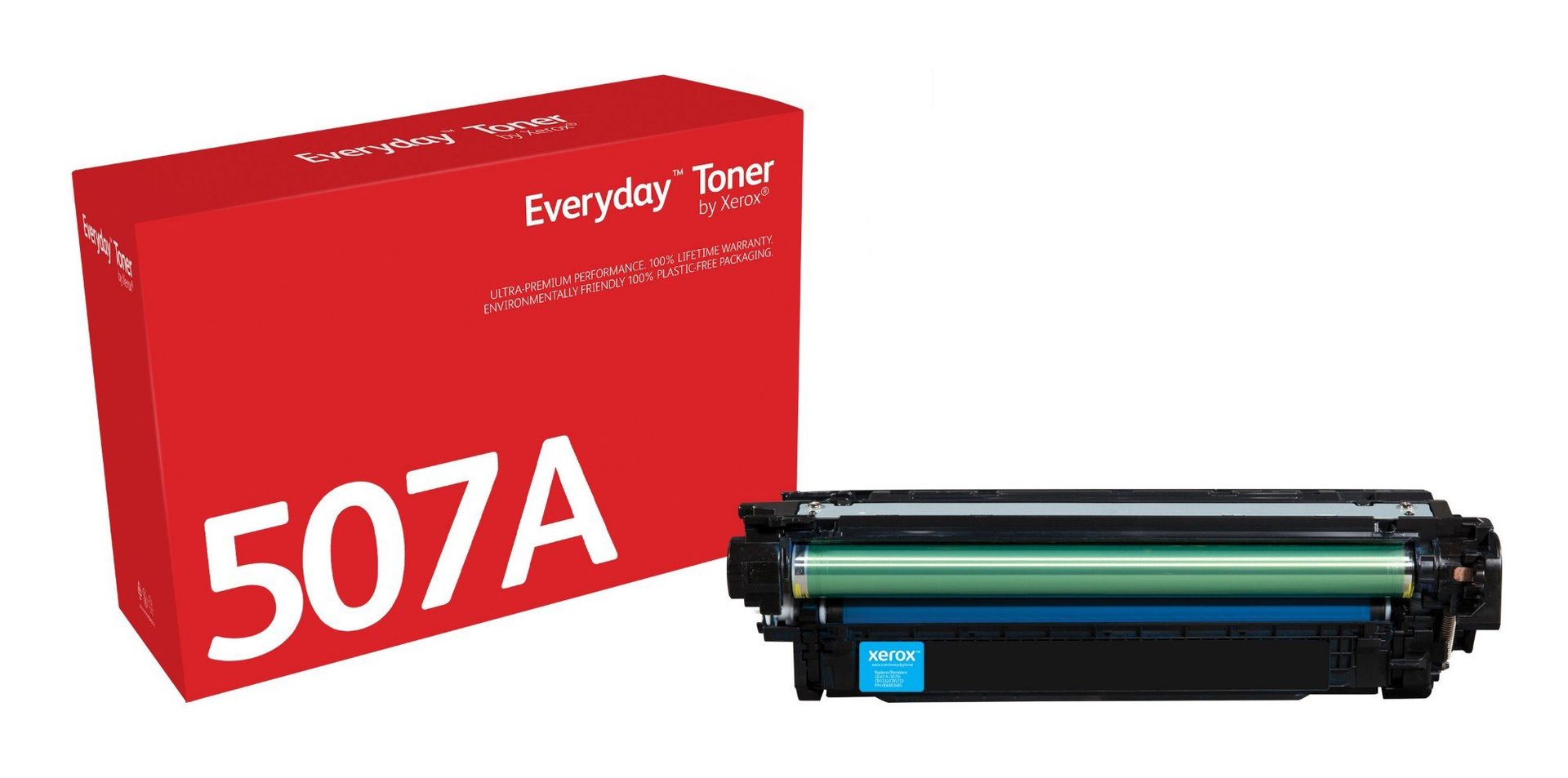Everyday™ Cyan Toner by Xerox compatible with HP 507A (CE401A), Standard capacity - Image 1