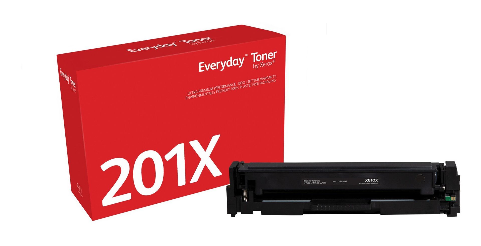 Everyday™ Black Toner by Xerox compatible with HP 201X (CF400X), High capacity - Image 1