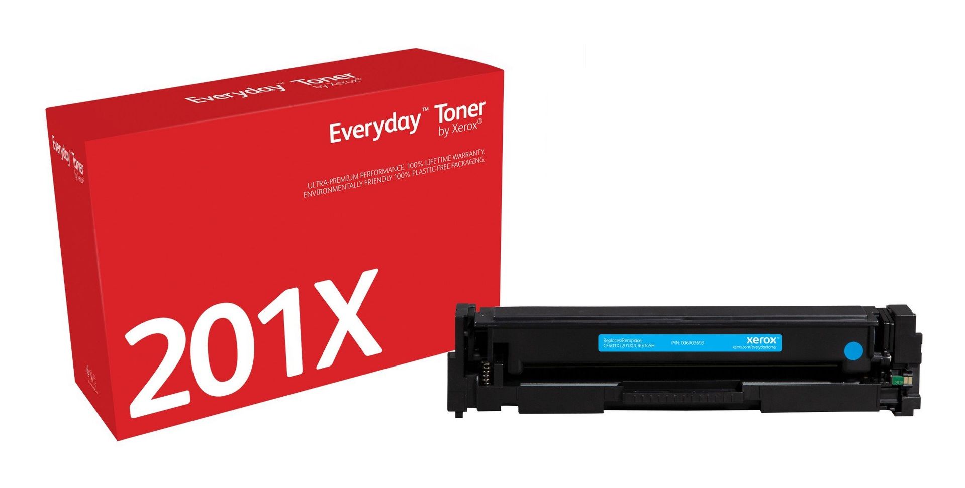 Everyday™ Cyan Toner by Xerox compatible with HP 201X (CF401X), High capacity - Image 1