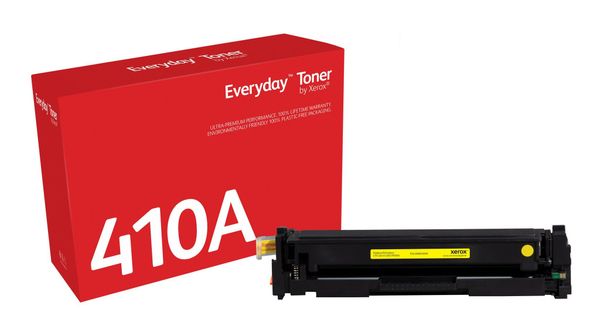 Everyday Yellow Toner by Xerox compatible with HP 410A (CF412A) Standard capacity