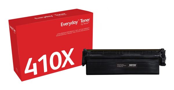 Everyday™ Black Toner by Xerox compatible with HP 410X (CF410X), High capacity