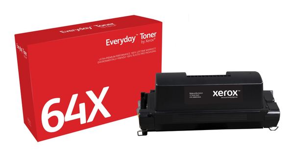 Everyday Black Toner by Xerox compatible with HP 64X (CC364X) High capacity