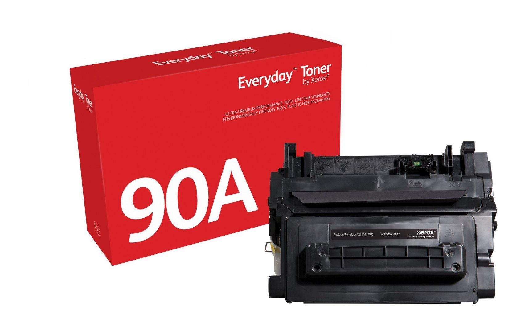 Everyday™ Black Toner by Xerox compatible with HP 90A (CE390A), Standard capacity - Image 1