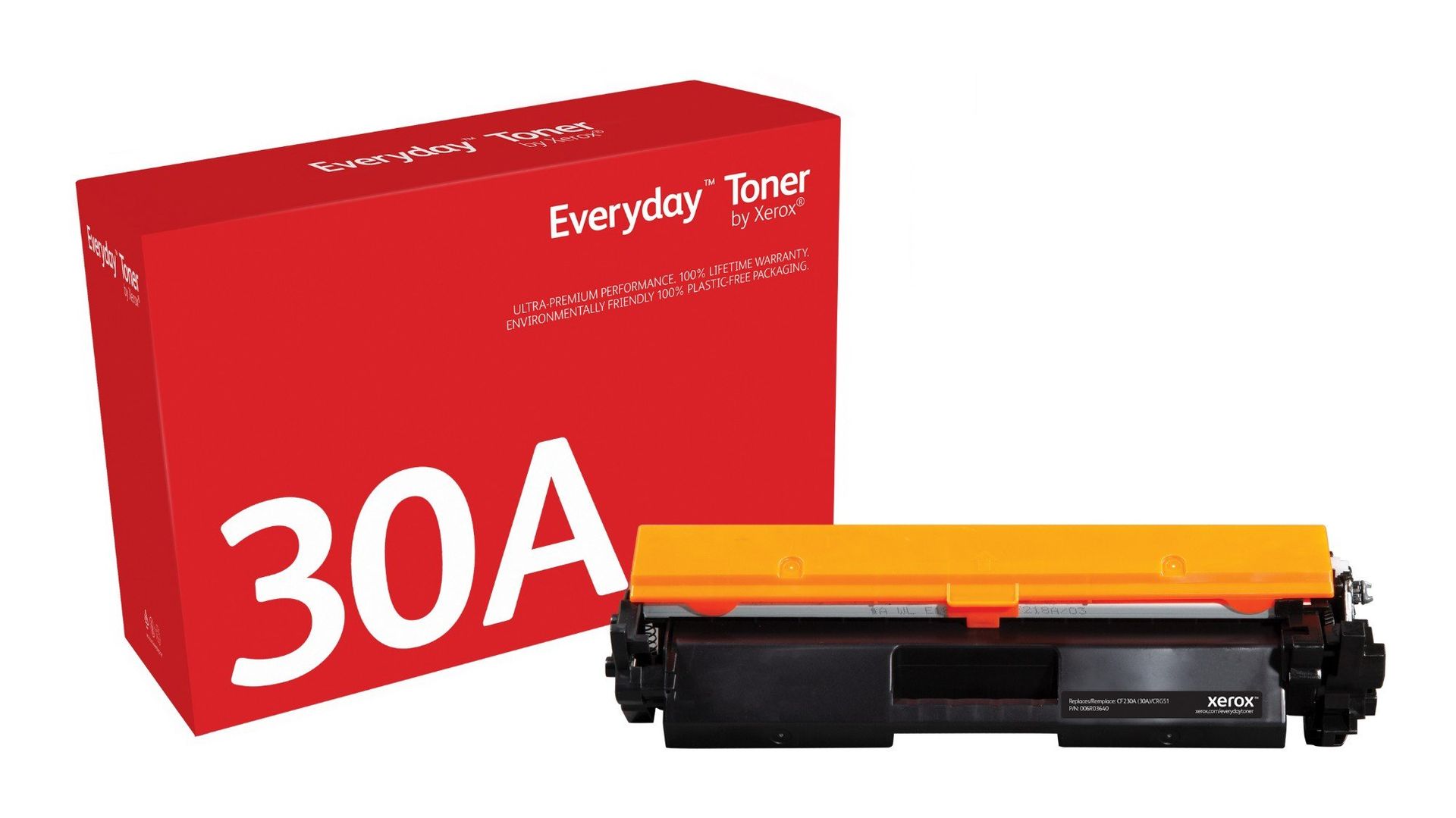 Everyday™ Black Toner by Xerox compatible with HP 30A (CF230A), Standard capacity - Image 1