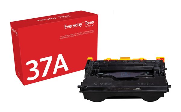 Everyday™ Black Toner by Xerox compatible with HP 37A (CF237A), Standard capacity