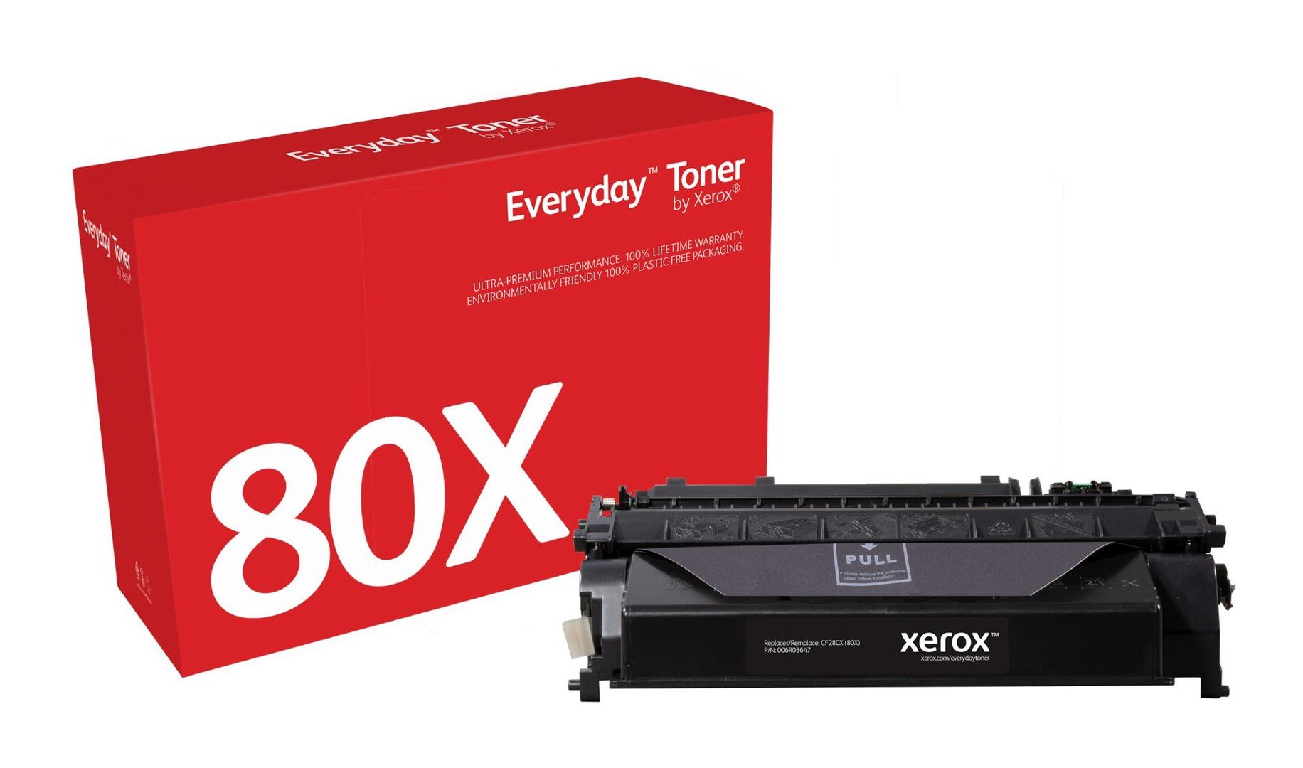 Everyday™ Black Toner by Xerox compatible with HP 80X (CF280X), High capacity - Image 1