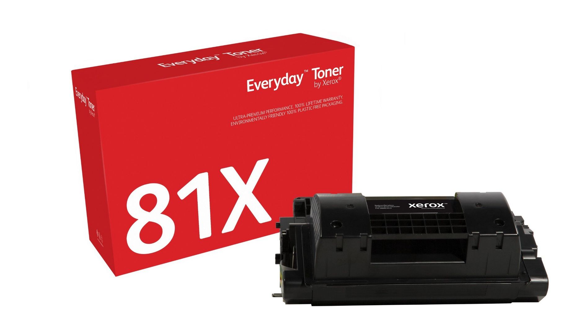Everyday™ Black Toner by Xerox compatible with HP 81X (CF281X), High capacity - Image 1