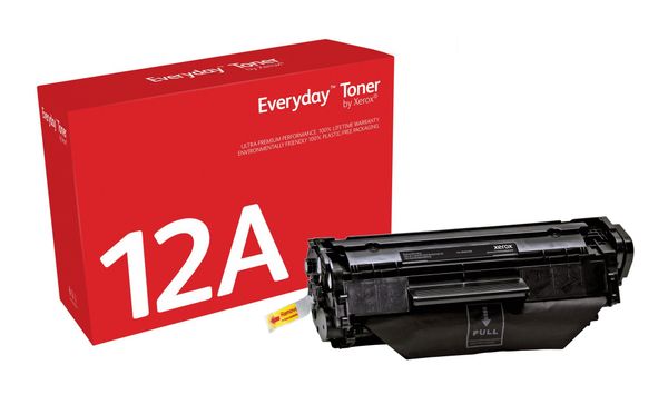Everyday Black Toner by Xerox compatible with HP 12A (Q2612A) Standard capacity