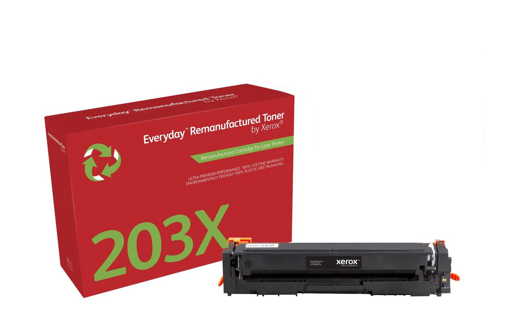 Everyday™ Black Remanufactured Toner by Xerox compatible with HP 203X (CF540X), High capacity - Image 1